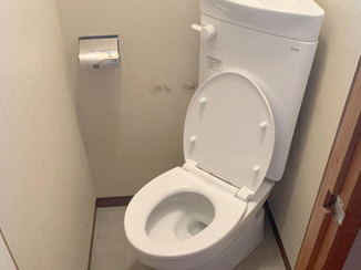 トイレリフォーム 朝の混雑を解消！小さなスペースに新設した予備トイレ